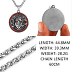 Medusa Steel Pendant Norse Mythology 316L