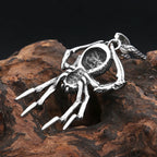 Gothic Spider Pendant — Stainless Steel