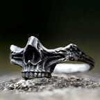 Skull Ring — Gothic Steel Vintage