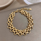 Chunky Thick Chain Statement Bracelet for Men — Stainless Steel