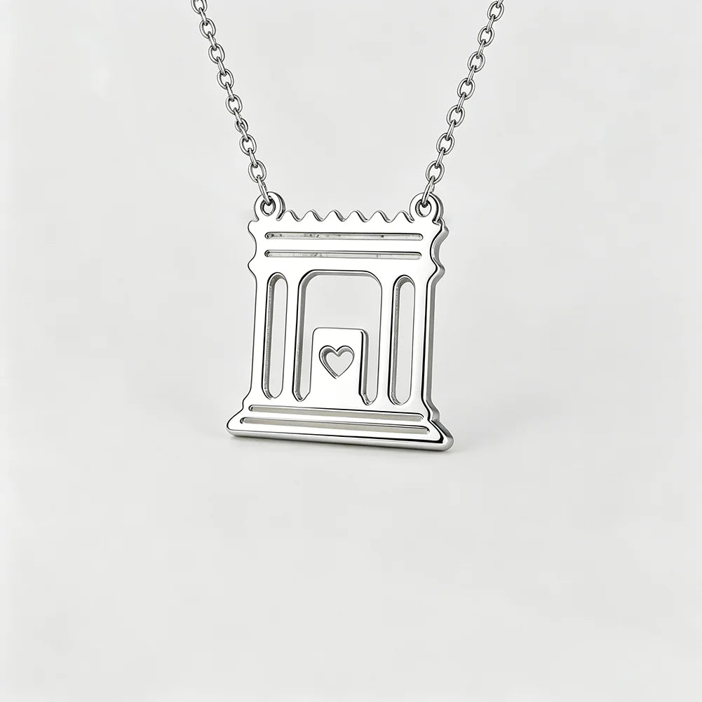 Jerusalem Temple Pendant Necklace — Jewish