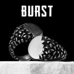 Gravel Texture Ring — Stainless Steel