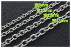 Fashion Stainless Steel Thick Wide Cross Chain Large O-chain For Men And Women Necklace Jewelry Hot Sale