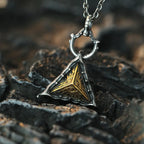 Eye of Horus Amulet Pendant Necklace — Stainless Steel