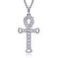 Iced Out Cross Pendant — 925 Silver VVS