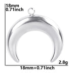 7Pcs No Fade Stainless Steel Wicca Moon Sun Egyptian Ankh Life Cross Pendant DIY Fatima Hand Turkish Evil Eye кулон Jewelry