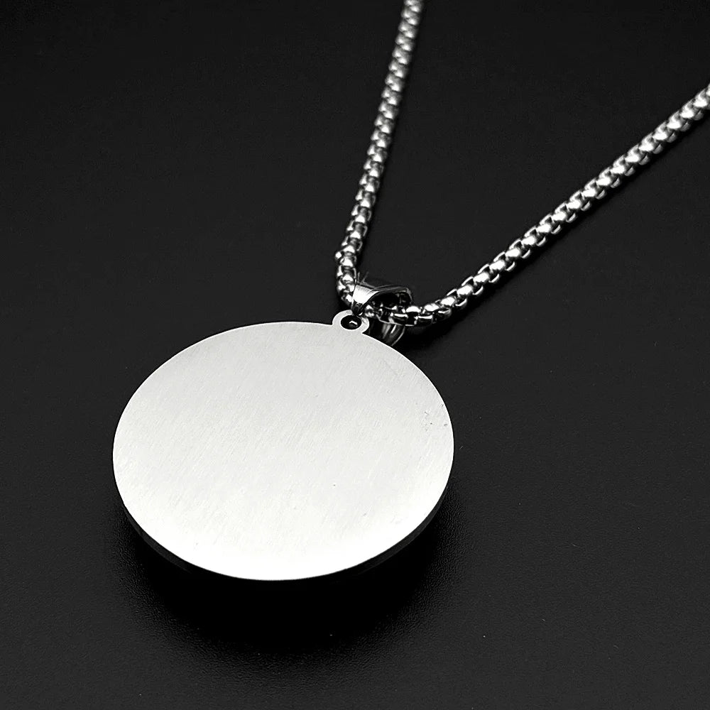 Greyhoun Whippet Dog Head Glass Medal Pendant Necklace for Women Men Gold Plated Stainless Steel Animal Pet Lover Chain