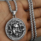 Medusa Steel Pendant Norse Mythology 316L