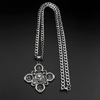 Orthodox Pantocrator Jesus IC XC Cross Necklace — Stainless Steel