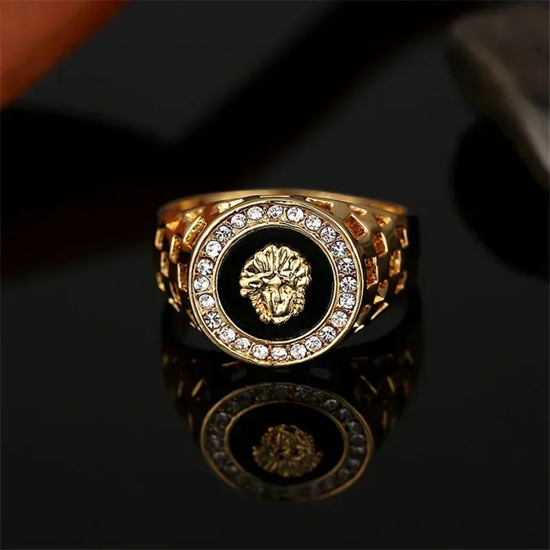 Medusa Zircon Ring — Stainless Steel
