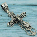 Orthodox Cross Stainless Steel Pendant Necklace