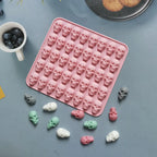 40 Holes Skull Ice Cube Silicone Mold Halloween Creative Decoration Reusable Bar Party Ice Making DIY Candy Chocolate