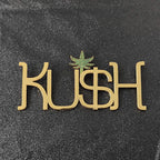 Iced Out Smooth Letter Pendant Logo