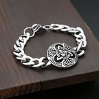 Celtic Knot Chain Bracelet — Stainless Steel