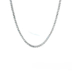 Hip-hop Trendy Sliver Color Stainless Steel Long Cuban Chain Necklace for Women Men Couple Does Not Fade Collar Chain Jewelry