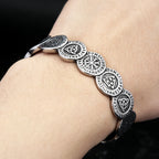 Valknut Compass Bracelet — Stainless Steel