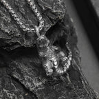 Personalized Cute Dinosaur Beast Animal Pendant Necklace Retro Punk Trendy Jewelry Boy Gift