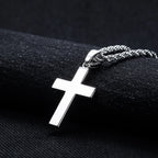 Iced Out Cross Pendant — 925 Silver