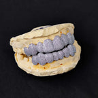 925 Silver VVS Moissanite Grillz Iced Out