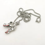 Gothic T-Rex Dinosaur Skull Necklace — Zinc Alloy
