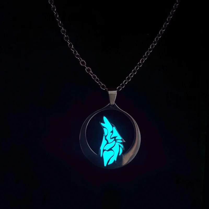 Luminous Heart Pendant Necklace — Stainless Steel