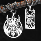 Hell Demon Satan Pendant Necklace — Stainless Steel