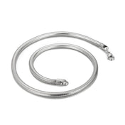 Snake Chain Pendant Necklace 6mm — Stainless Steel