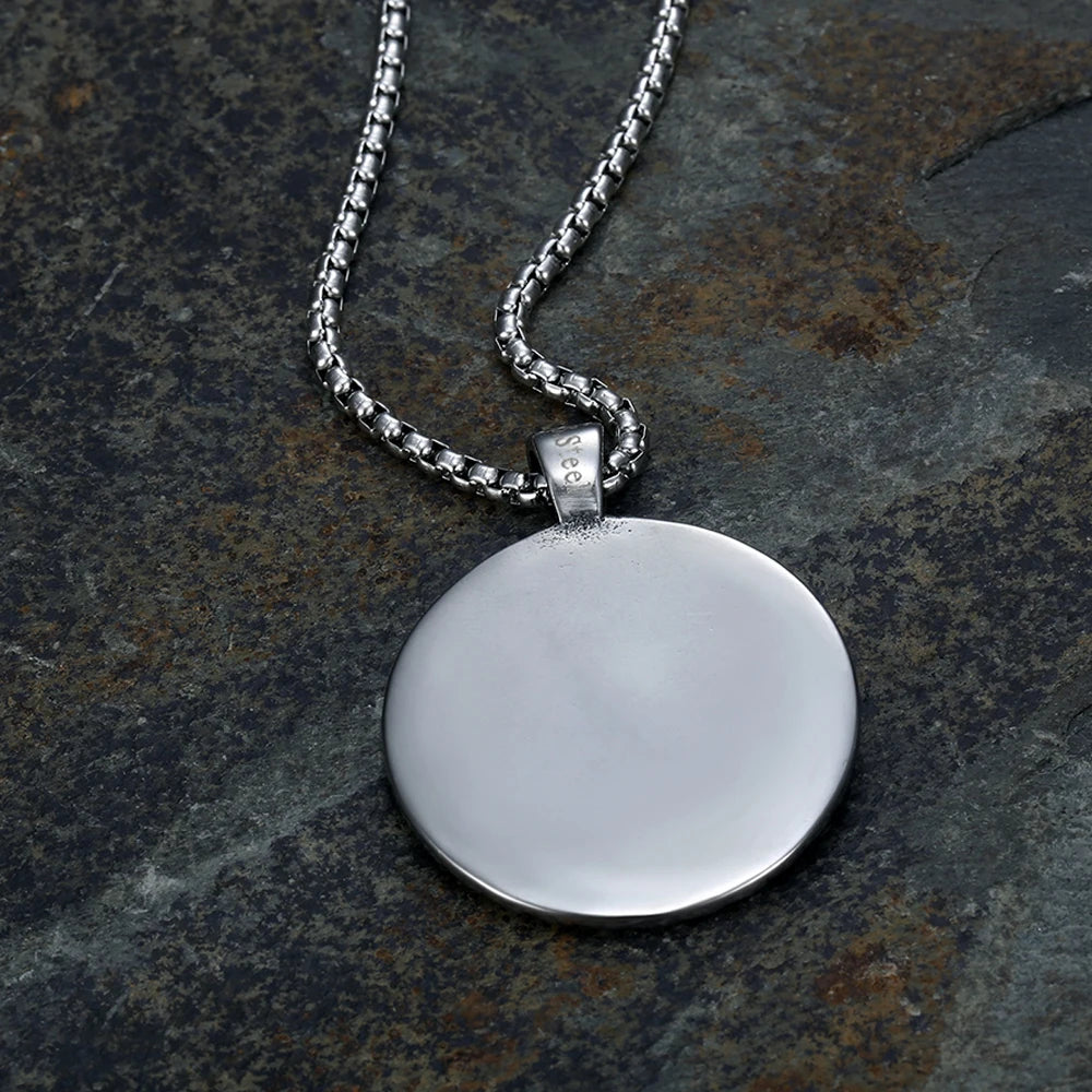 Gothic Medusa Pendant — Stainless Steel