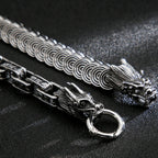 Solid 316L Stainless Steel Dragon Men Bracelet for Man Casting Men's Bracelets Jewelry Retro Gothic Accessories Punk