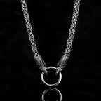 Animal Pendant Necklace Wolf Dog Skull Snake — Stainless Steel