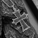 Retro Skull Cross Pendant Necklace — Stainless Steel