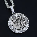 Celtic Viking Wolf Pendant — 925 Silver