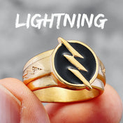 Lightning Ring — Gold Design Golden Rings 316L