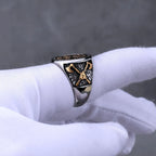 Stainless Steel Vikings Vegvisir Compass Runes Ring for Men Vintage  Fashion Celtic Knot Accessories Hip Hop Biker Jewelry Gift