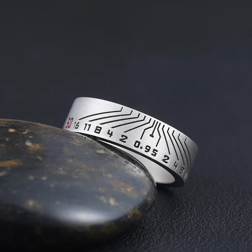 Camera Lens Ring — 925 Silver