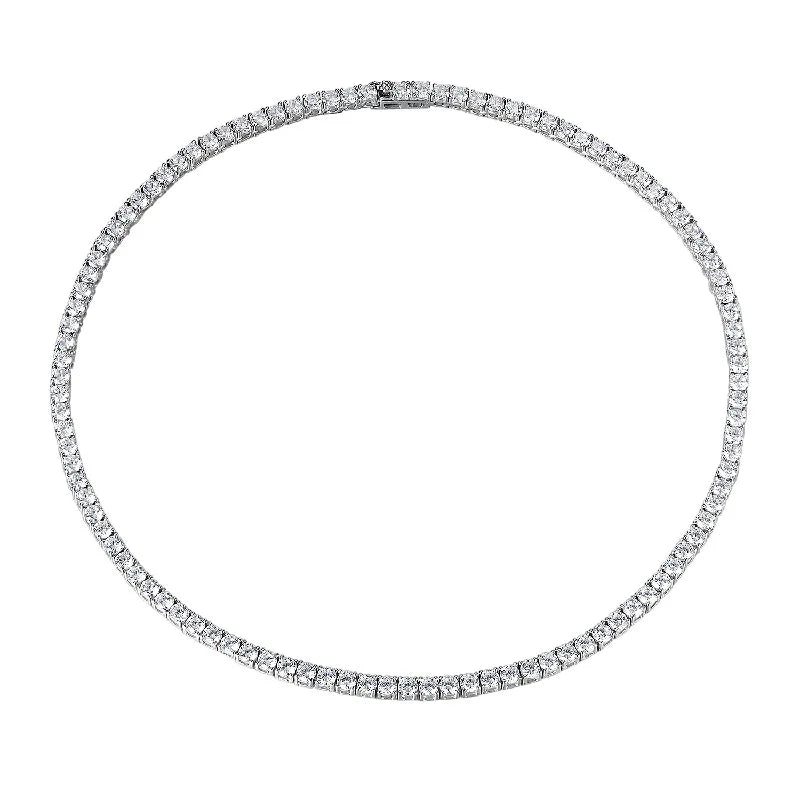 Moissanite Iced Out 925 Silver Chain 5mm