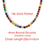 Iced Out Tennis Choker — Stainless Steel