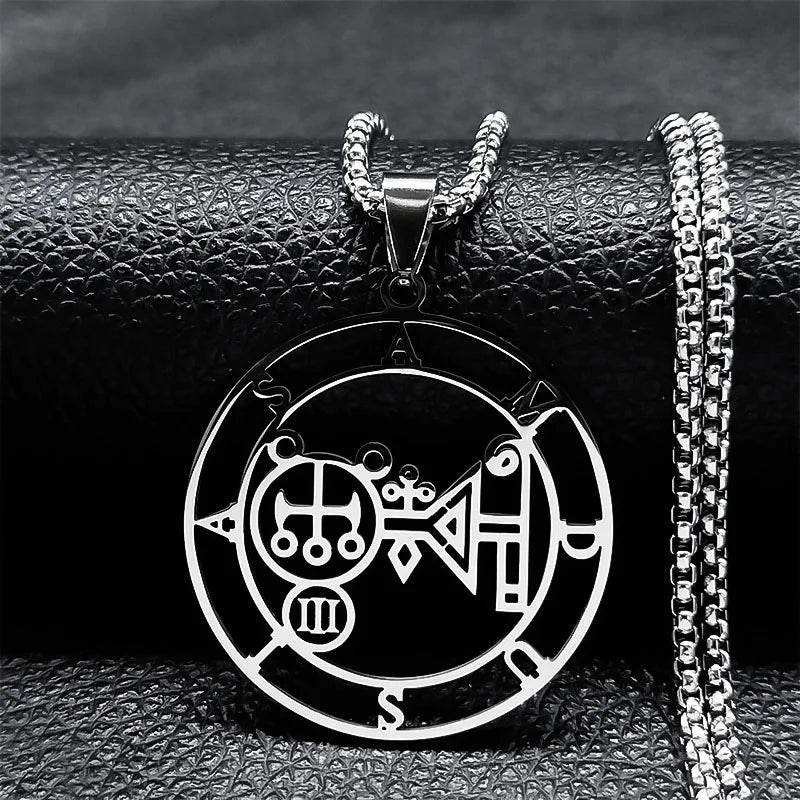 Sigil de Lucifer Baphomet Necklace — SS