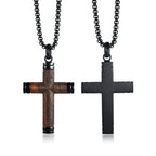 Prayer Hand Cross Stainless Steel Pendant Necklace