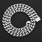 Cuban Link Chain Necklace & Bracelet 10mm — Stainless Steel