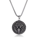 Gothic Cross Steel Pendant European American Retro