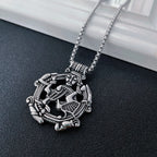 Norse Celtic Knot Beast Pendant Necklace — Stainless Steel