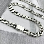 100% Solid S925 Sterling Silver Necklace For Men Women 925 Silver Chains Original Certified Punk Couple Jewelry Gift