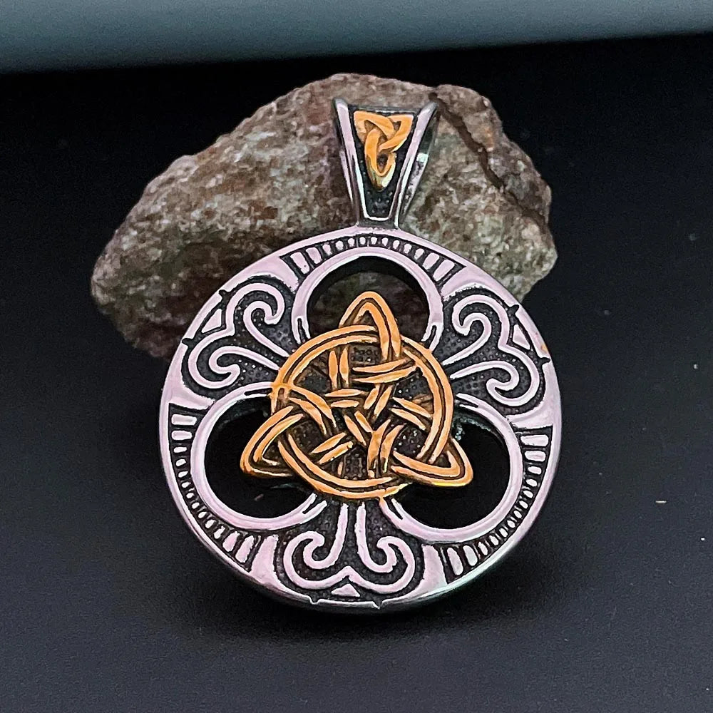 Multi-style Vintage Viking Necklace Men Amulet Nordic Tree of Life Celtic Stainless Steel Pendant Chain Jewelry Wholesale