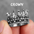 Crown Ring — Stainless Steel