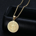 Saint Benedict Steel Pendant 316L San Benito