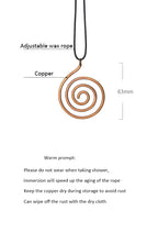 Minimal Copper Chain Necklace — Adjustable