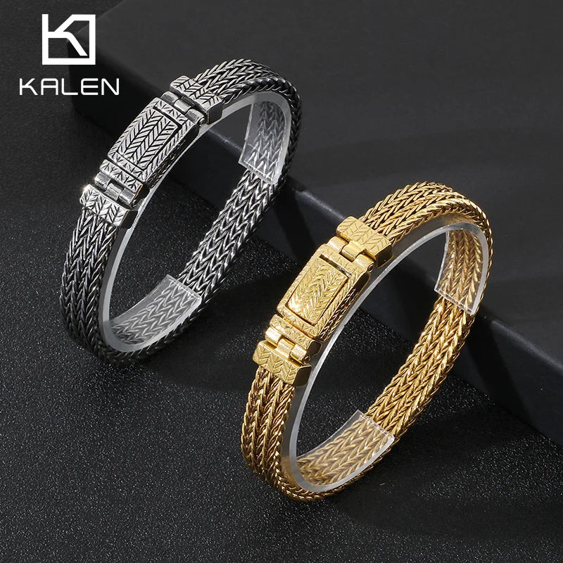 Dragon Bone Chain Bracelet — Gold