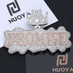 Iced Out Name Number Pendant 3D CZ