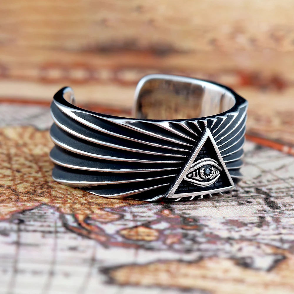 All-Seeing Eye Ring — 925 Silver